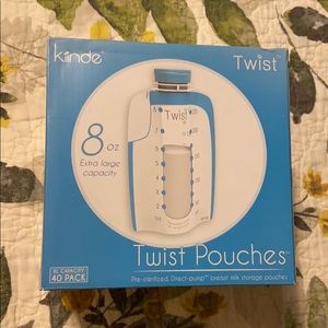 Kiinde 8oz extra large twist pouches 40 pack